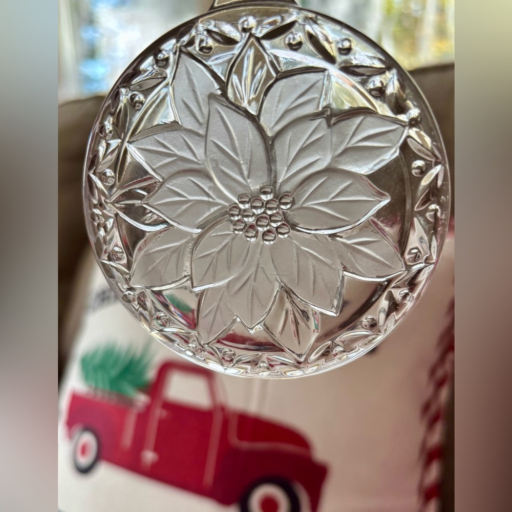 Mikasa Poinsettia Ornament